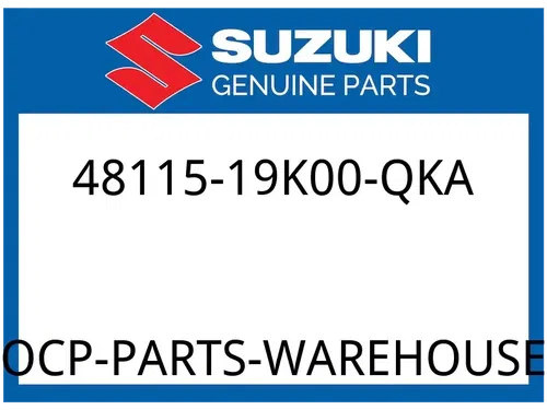 Suzuki OEM Part 48115-19K00-QKA SHIELD,LEG SIDE UPR,L (SILVER