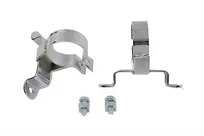 Fishtail Exhaust Clamp Set for Harley Davidson by V-Twin