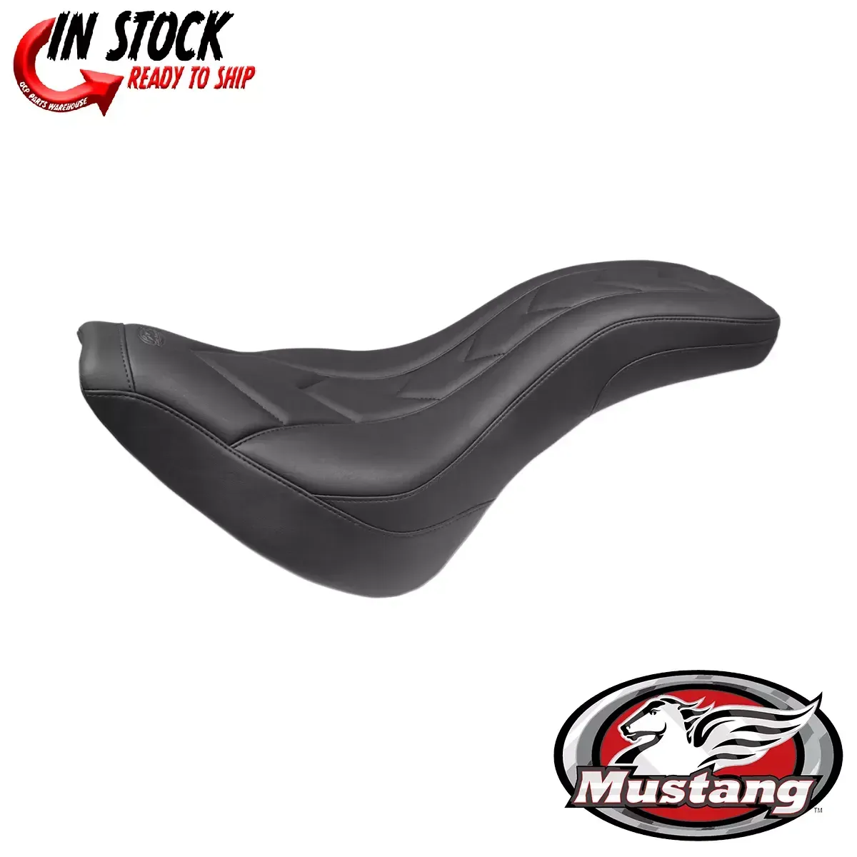 Mustang Tripper Fastback Seats Black 0802-1118
