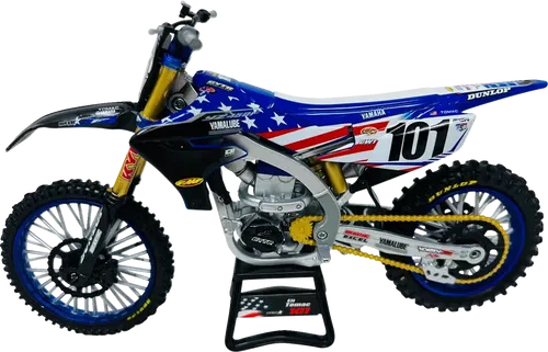 NEW RAY TOYS Fits Yamaha YZ450F Motocross Of Nations Bike - Eli Tomac - 1:12