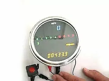LED Digital Speedometer and Tachometer Assembly for Harley Davidson by V-Twin