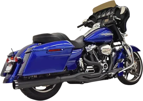 BASSANI XHAUST Fits 2:1 High Horsepower Exhaust - Black 1F78TB