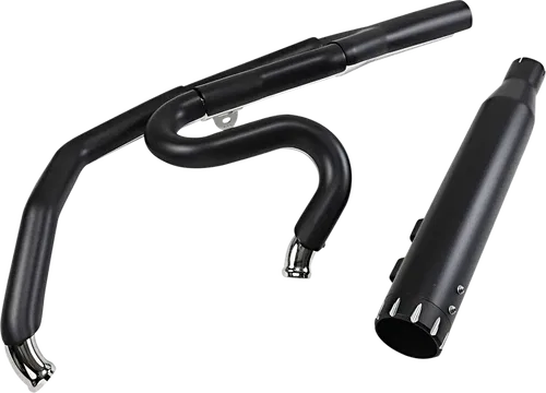 BASSANI XHAUST Fits 2:1 High Horsepower Exhaust - Black 1F78TB