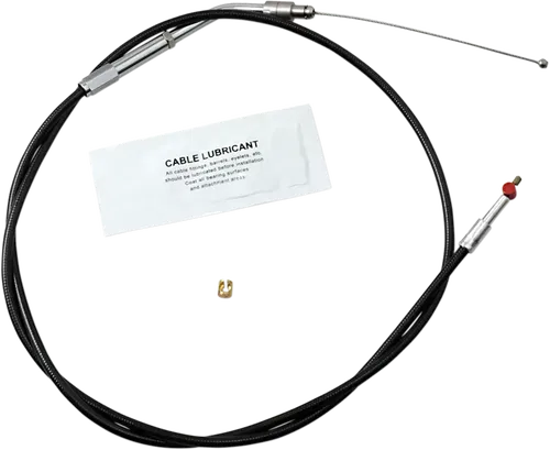 BARNETT Black Vinyl Throttle Cable - Fits +6" 101-30-30041-06
