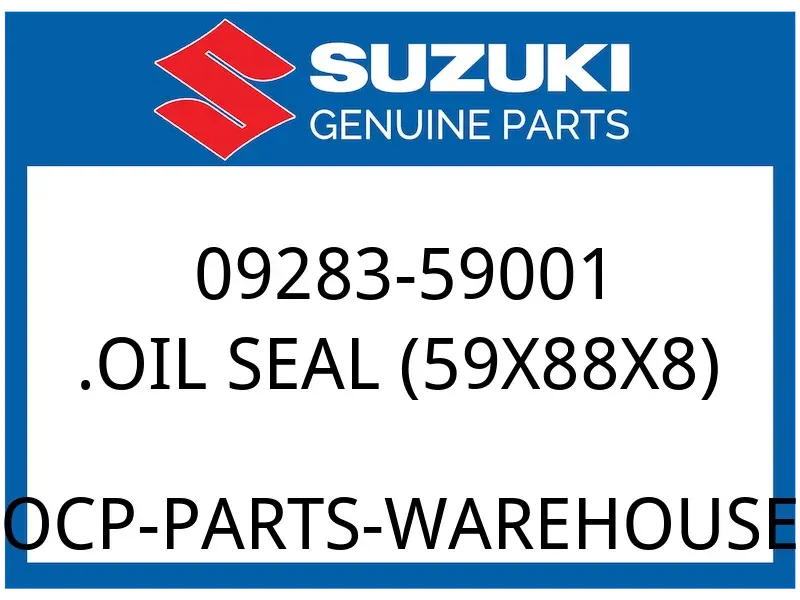 Suzuki OEM Part 09283-59001 SEAL, FINAL DRIVEN GEAR, R