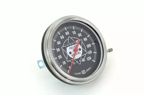 Speedometer with 1:1 Ratio and Red Needle for Harley Davidson by V-Twin