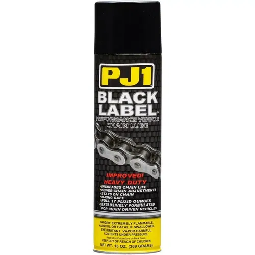 PJ1/VHT Black Label Motorcycle Chain Lube | 13 oz