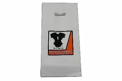 V-Twin White Shop Bag for Harley Davidson by V-Twin