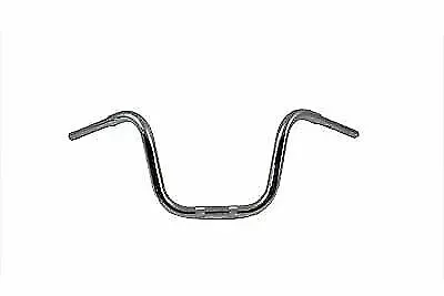 10" Ape Hanger Handlebar with Indents Chrome for Harley Davidson by V-Twin