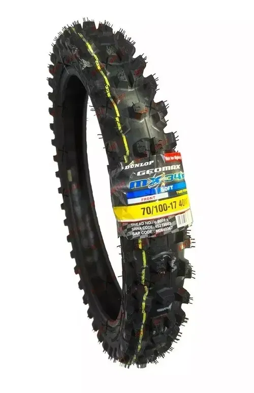 Dunlop 70/100-17 90/100-14 Tire Set Front Rear MX34 YZ85 CR85 85SX KX85 RM85