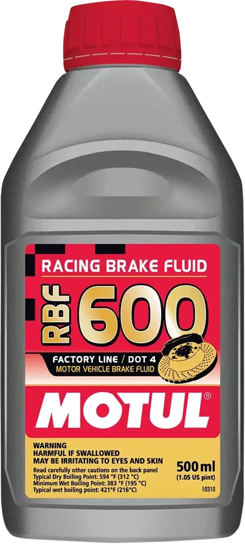 MOTUL RBF Fits 600 Racing Brake Fluid - 16.9 U.S. Fl Oz. 100949