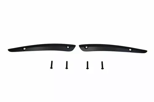 Black Split Windshield Trim Set for Harley Davidson motorcycles by V-Twin