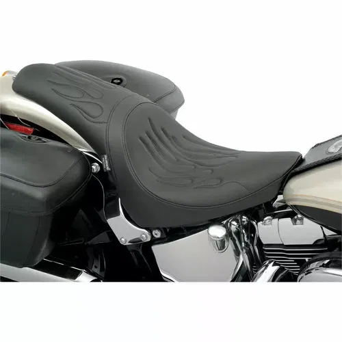 Drag Specialties Flame Predator Seat for 2000-05 Harley FXST 2000-17 FLST
