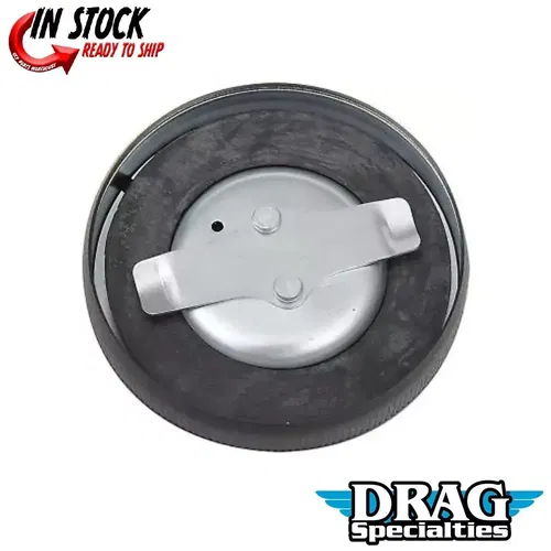 DRAG SPECIALTIES 0703-0549 Matte Black Original-Style Gas Cap Right Hand Vented