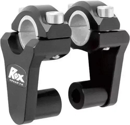 Rox Black Universal Elite 2 Inch Pivoting Risers For 7/8 & 1 1/8 Handlebars