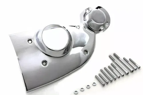 Chrome Cam Cover Trim for Harley Davidson by V-Twin