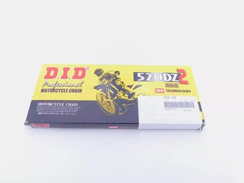 DID 520 DZ2 CHAIN 120 LINKS GOLD #520DZ2-120