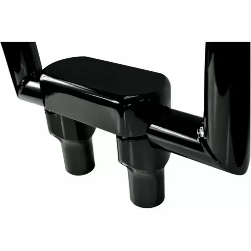 Drag Specialties 3" Tall Black Handlebar Risers Top Clamp Kit 1.5" Bars Harleys