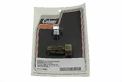 Oil Tank Drain Plug with Tap Oversize for Harley Davidson by V-Twin