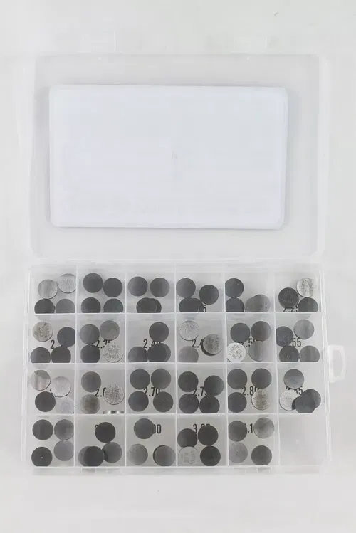 13mm Valve Shim Kit 4pcs of each size 2.00mm-3.10mm in 0.05mm increments