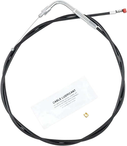 BARNETT Black Vinyl Idle Cable - Fits +6" 101-30-40007-06