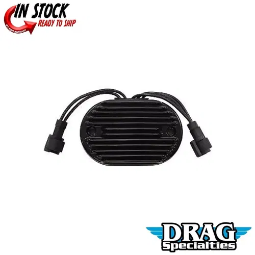 Drag Specialties 2112-1030 Black Premium Voltage Regulator 11-17 FXS/FLST/FLS