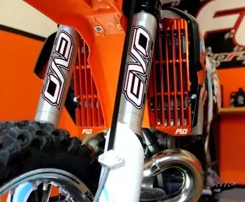 KTM Husqvarna 2016-2020 RADIATOR GUARDS / BRACE / GUARD Orange Flo Motorsports