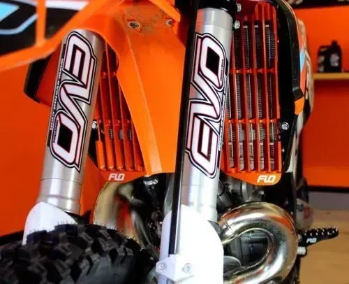 KTM Husqvarna 2016-2020 RADIATOR GUARDS / BRACE / GUARD Orange Flo Motorsports