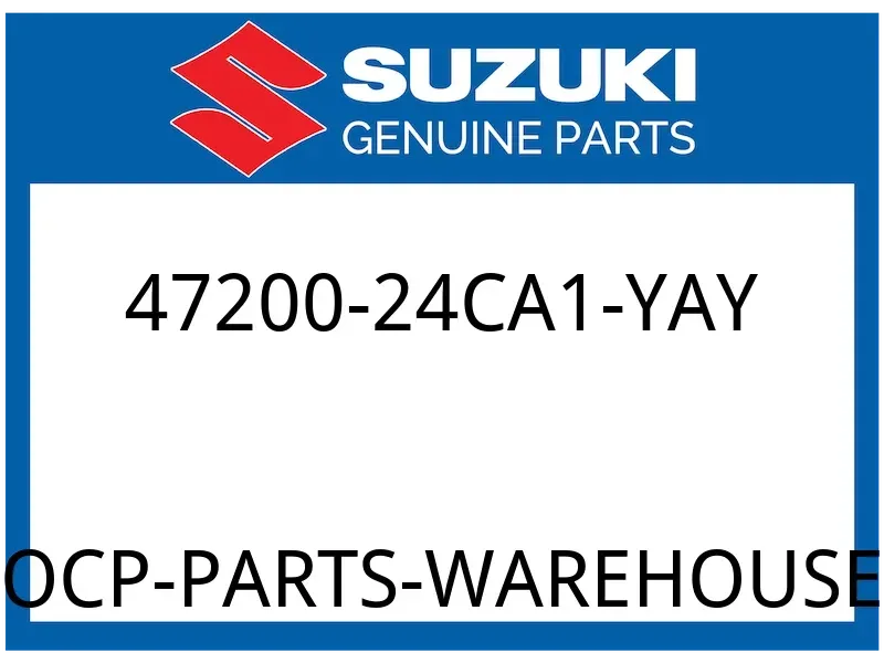 Suzuki OEM Part 47200-24CA1-YAY COVER ASSY,FRAM