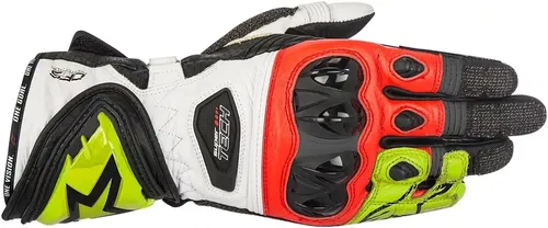 Alpinestars Supertech Gloves MOTORCYCLE 3X Black/Yellow/Red