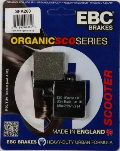 EBC Scooter Brake Pads SFA260