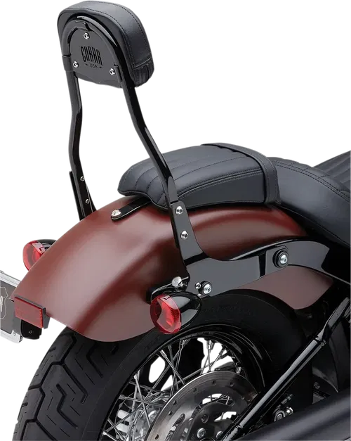 COBRA Backrest Kit - 14" - Black - Fits FLHC/S 602-2010B