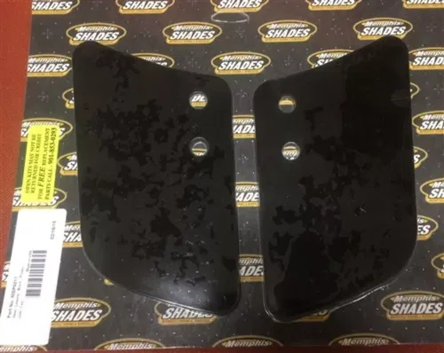 Memphis Shades Lowers Plastic Wind Deflectors Black for Universal Motorcycles