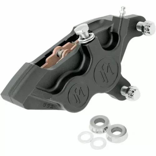 Performance Machine Ops Right Side Caliper for Harley Softail Dyna XL 00-1 Black