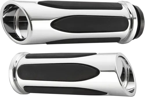 ARLEN NESS Deep Cut Comfort Series Grips - TBW - Chrome 07-052
