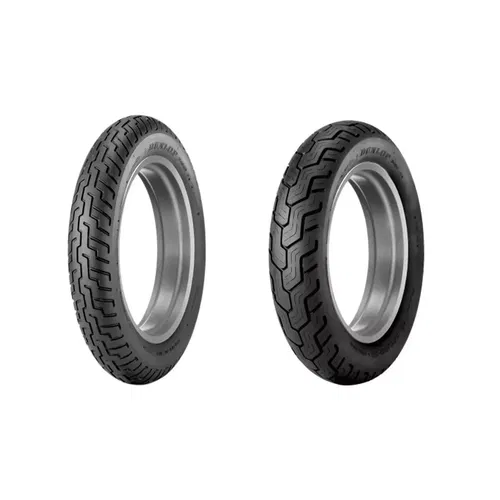 Dunlop 130/90-16 Motorcycle Front Rear Tire D404 130/90B16 130 90 16 Set