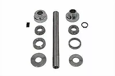 3� Raked Fork Neck Cup Kit Chrome for Harley Davidson by V-Twin
