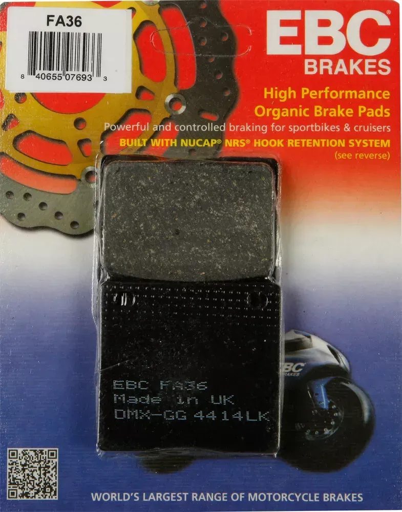 EBC Organic  Brake Pads FA36