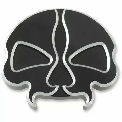 Drag Specialties Black Dummy Split Skull Gas Cap for 1996-2018 Harley