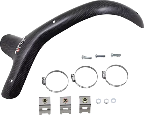 NEW MOOSE RACING 1861-1472 Pipe Guard by E Line for 4-Stroke Exhaust