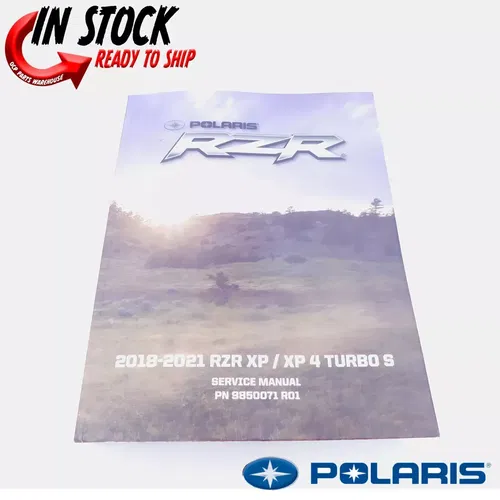 POLARIS SERVICE REPAIR MANUAL 2018-2021 RZR XP / RZR XP 4 TURBO S GENUINE OEM