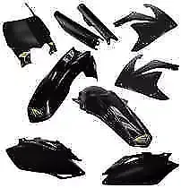 Cycra Motorcycle Powerflow Plastic Kit Black 1CYC-9304-12