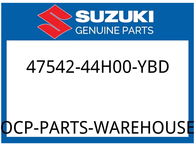 Suzuki OEM Part 47542-44H00-YBD COVER, BODY INNER LH (WHITE)
