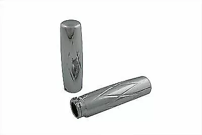 Billet Diamond Style Grip Set for Harley Davidson by V-Twin