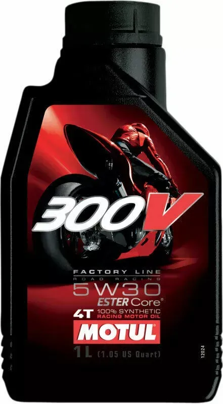 Motul 300V Full-Synthetic 4-Stroke Racing Motor Oil | 5W-30 | 1 Liter | 104108