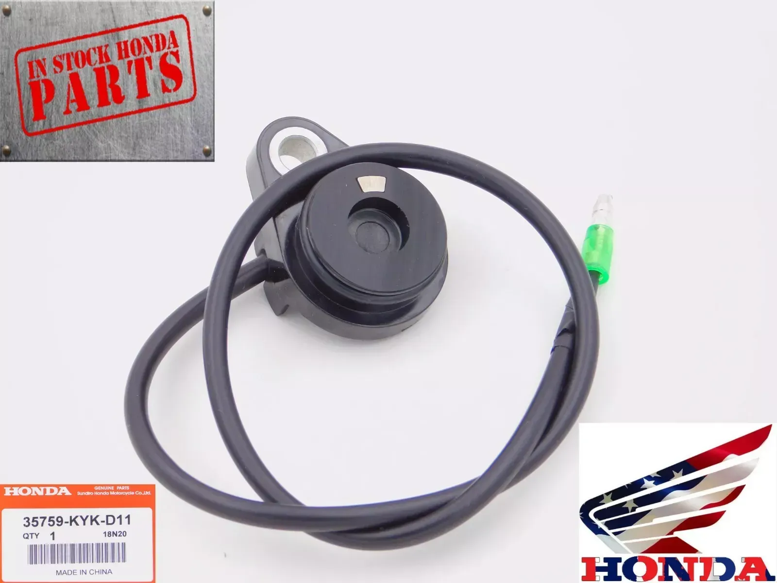 Honda Neutral Contact Assembly Switch 2019-2021 CRF110F Genuine OEM New
