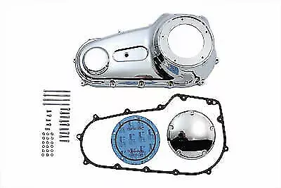 Chrome Outer Primary Cover Kit for Harley Davidson by V-Twin