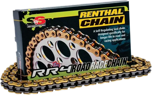 RENTHAL 520 RR4 SRS - Road Race Chain - Fits 120 Links C377