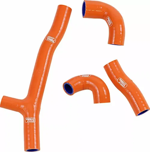 Moose Racing Factory Fit Radiator Hose Kit 4 Hoses Orange For KTM 250 EXC TPI 20