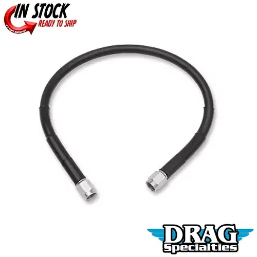 DRAG SPECIALTIES 1741-2703 Universal Brake Line- Black - 14"